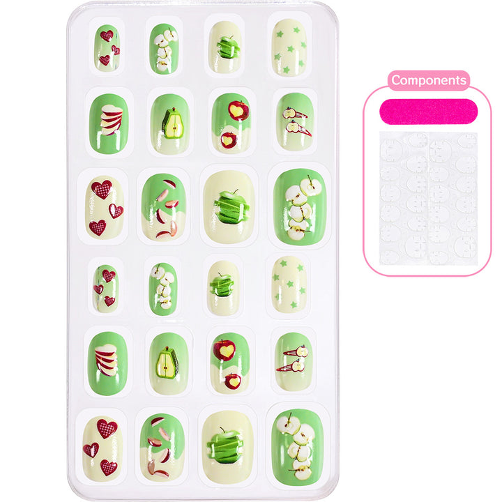 Themed Summer Beach Nail Art Press-On Nails Bowlift
