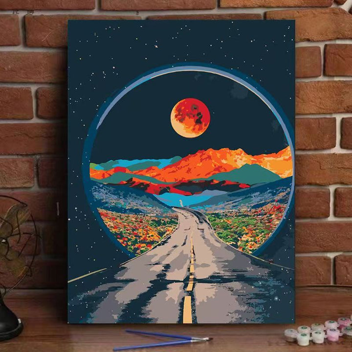 Cosmic Landscape Canvas Art Bowlift