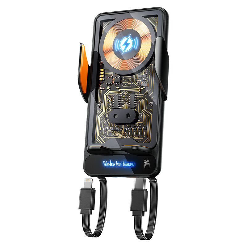Unisex Wireless Charging Smartphone Halter with integrated fast charging function Bowlift