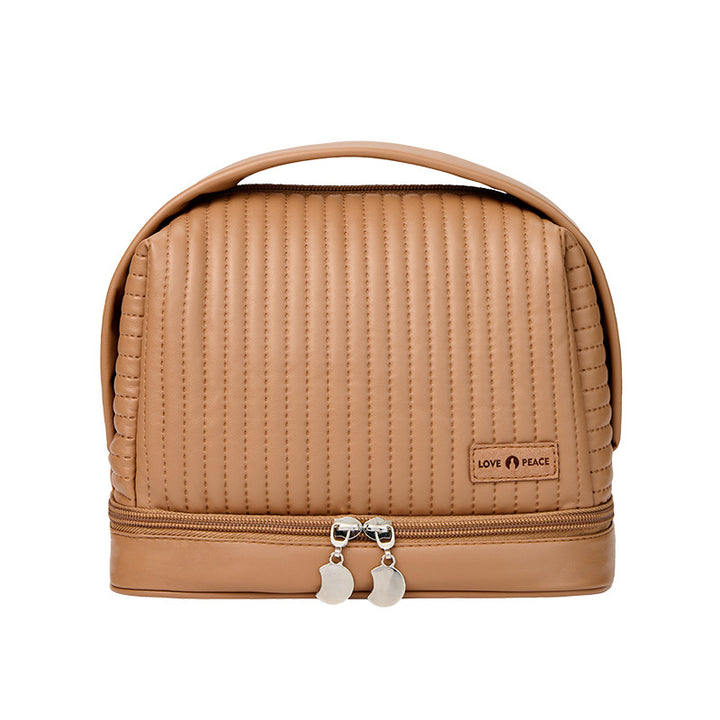 Elegant Quilted Makeup Case Bowlift