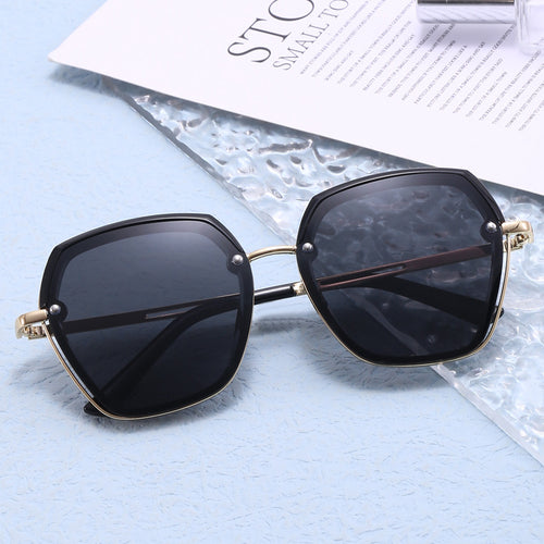 Women's fashionable sunglasses in trendy hexagon design Bowlift