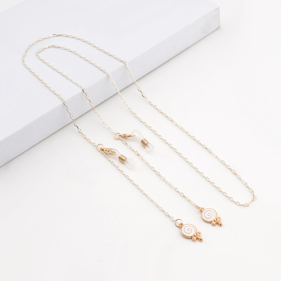 Elegant Geometric Eyewear Chain Bowlift