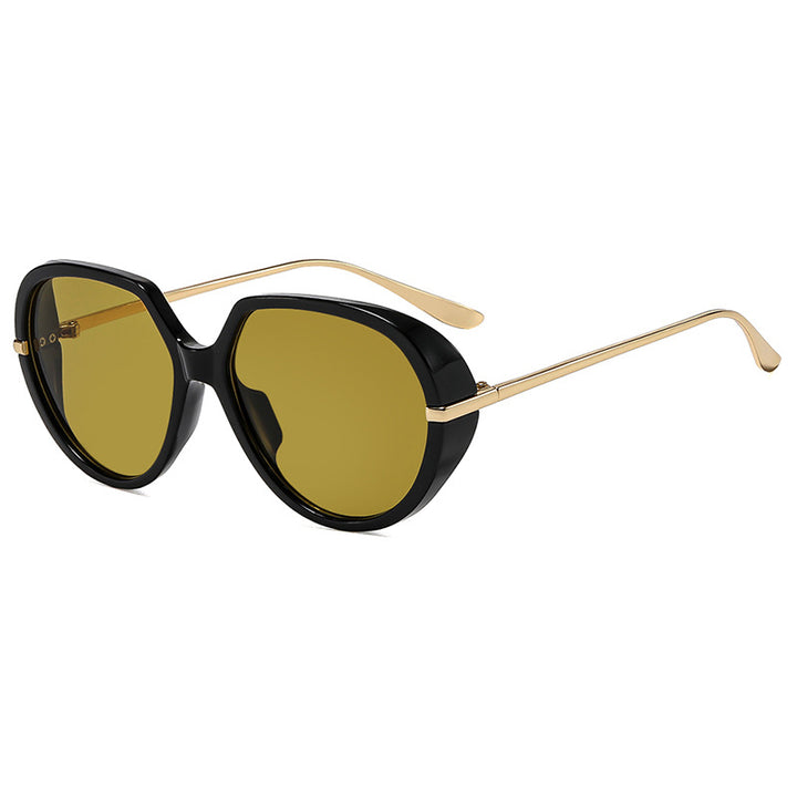 Women's Cat-Eye Sunglasses with glare-free UV protection and luxurious metal frame Bowlift
