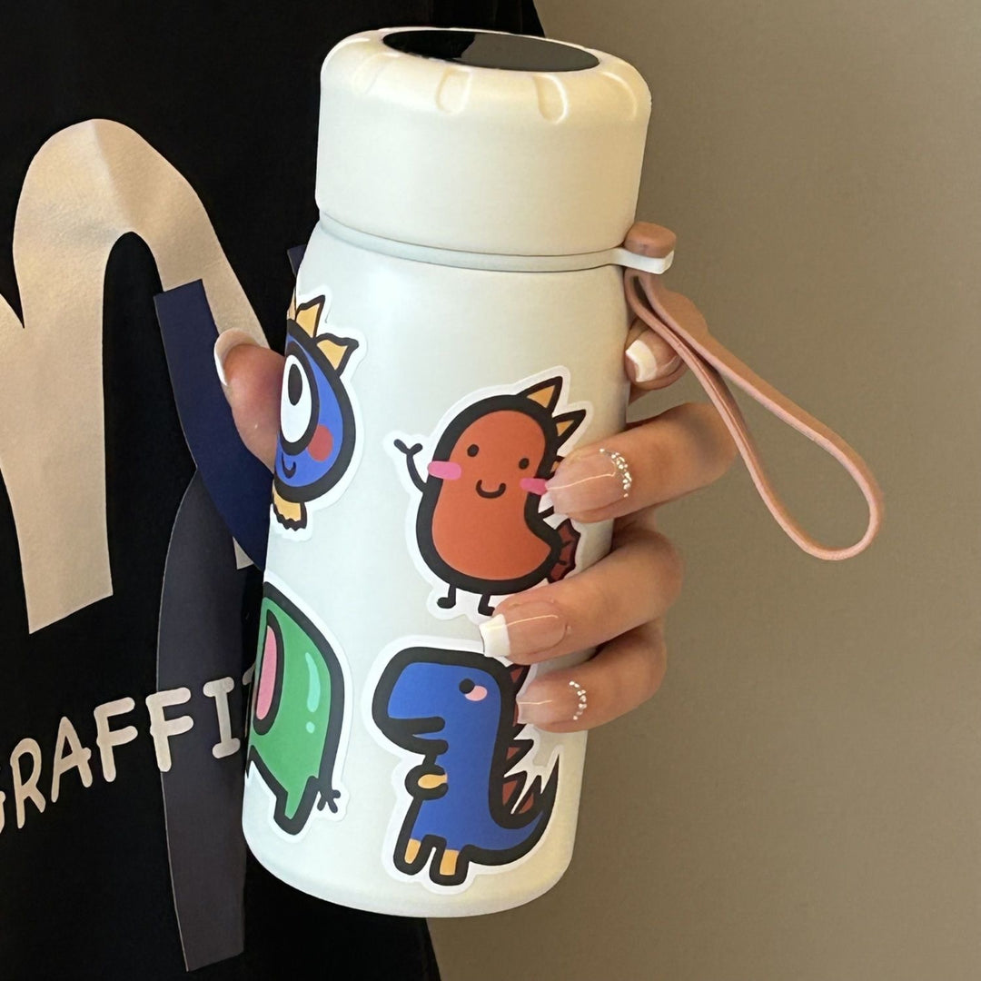 Ladies stylish water bottle with funny sticker motifs Bowlift