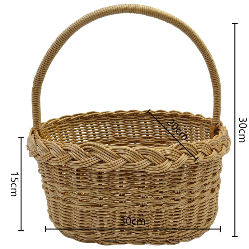 Handwoven Utility Basket Bowlift