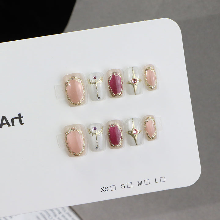 Luxury Press-On Nail Art Bowlift