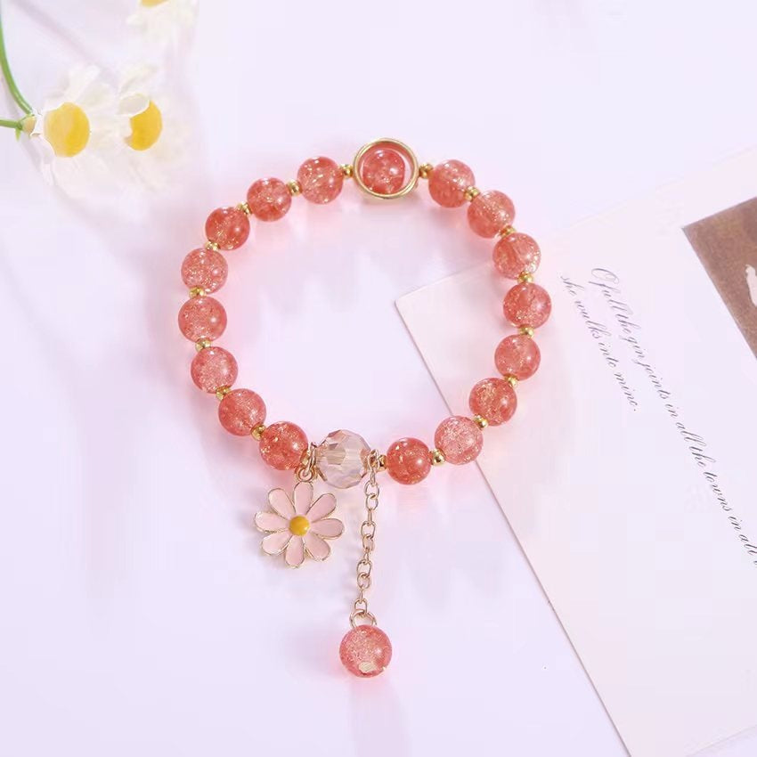 Elegant bracelet with flower pendant Bowlift