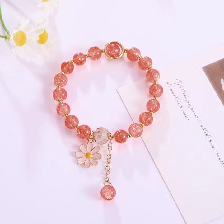 Elegant bracelet with flower pendant Bowlift