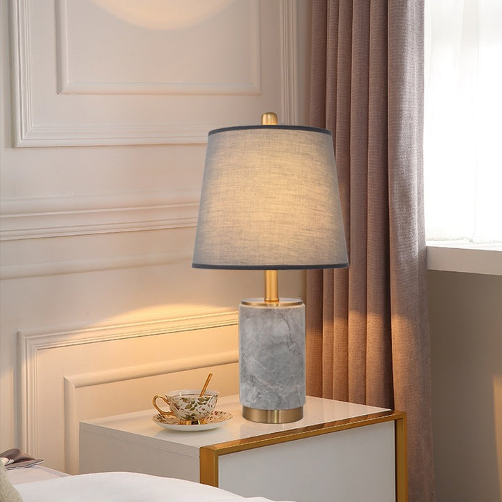 Elegant Marble Accent Table Lamp