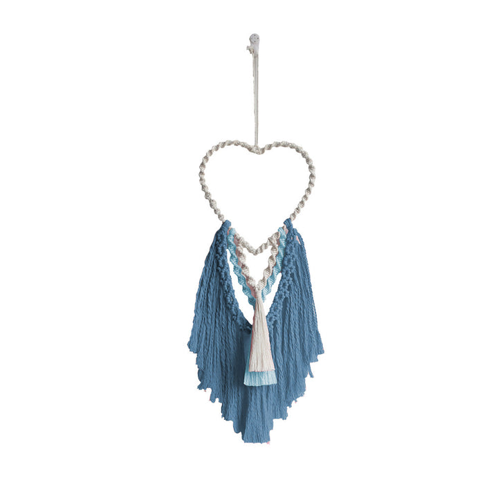 Decorative Macrame Wall Hanging with Heart Design