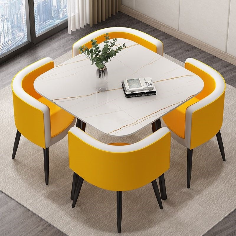 Modern Dining Table Set Bowlift