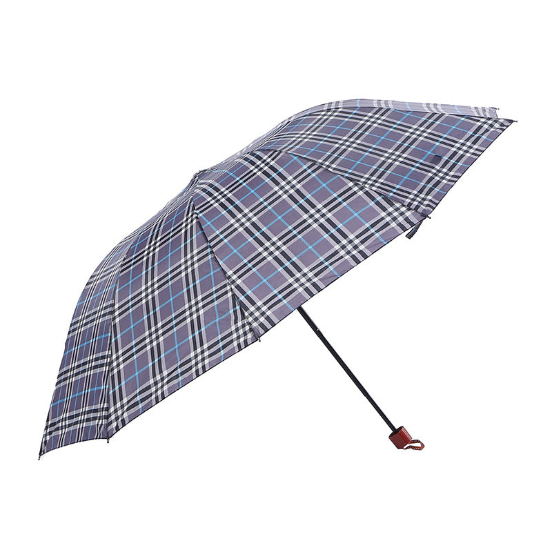 Compact Folding Travel Umbrella with Automatic Open Close and Windproof Frame Bowlift