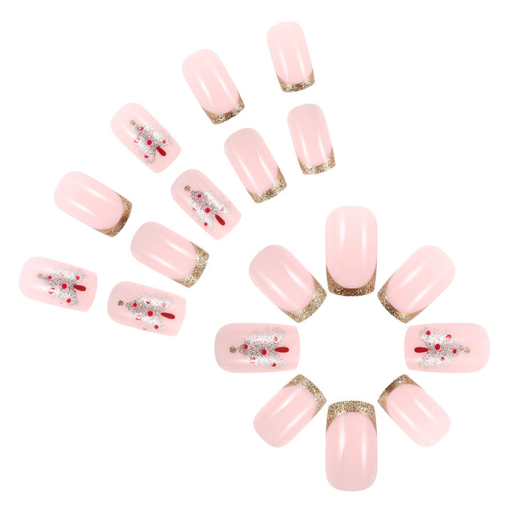 Festive Holiday Themed Nail Art Bowlift