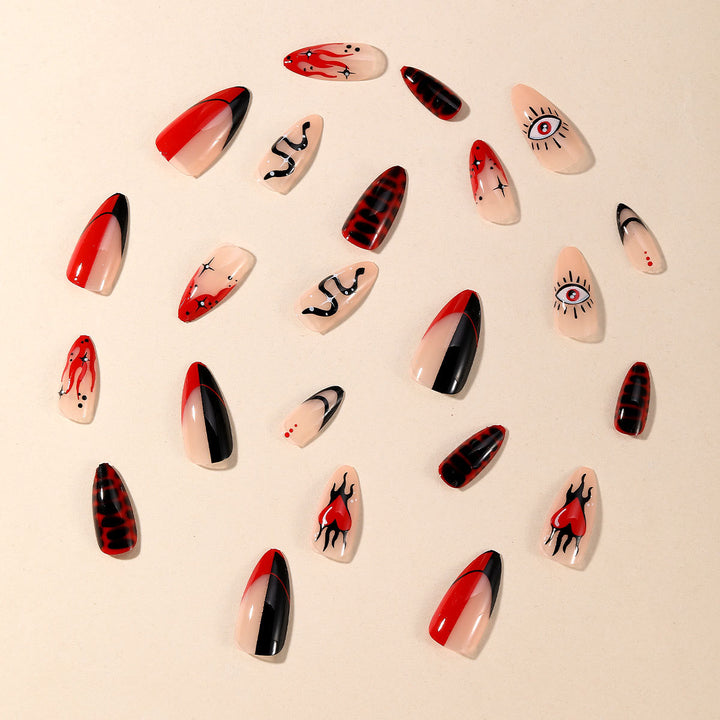 Edgy Gothic Nail Art Set Bowlift