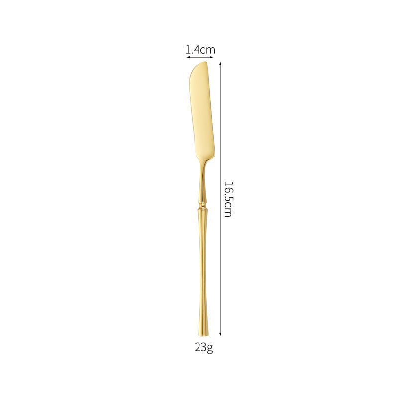Luxurious and Elegant Dessert Knife with Precision Blade Bowlift