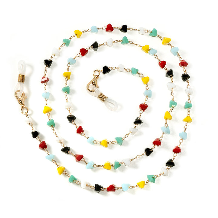 Chic Geometric Beaded Eyewear Holder Bowlift