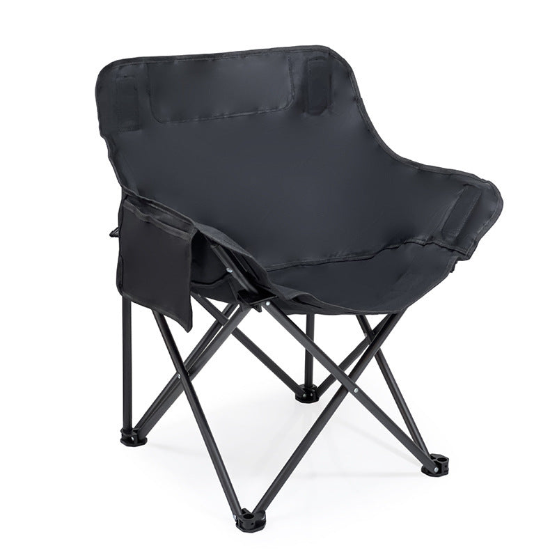 Women's folding chair with comfortable backrest and cup holder Bowlift