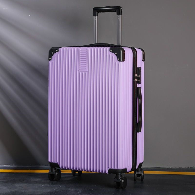 Hard shell suitcase with 360-degree wheel system and integrated safety feature Bowlift