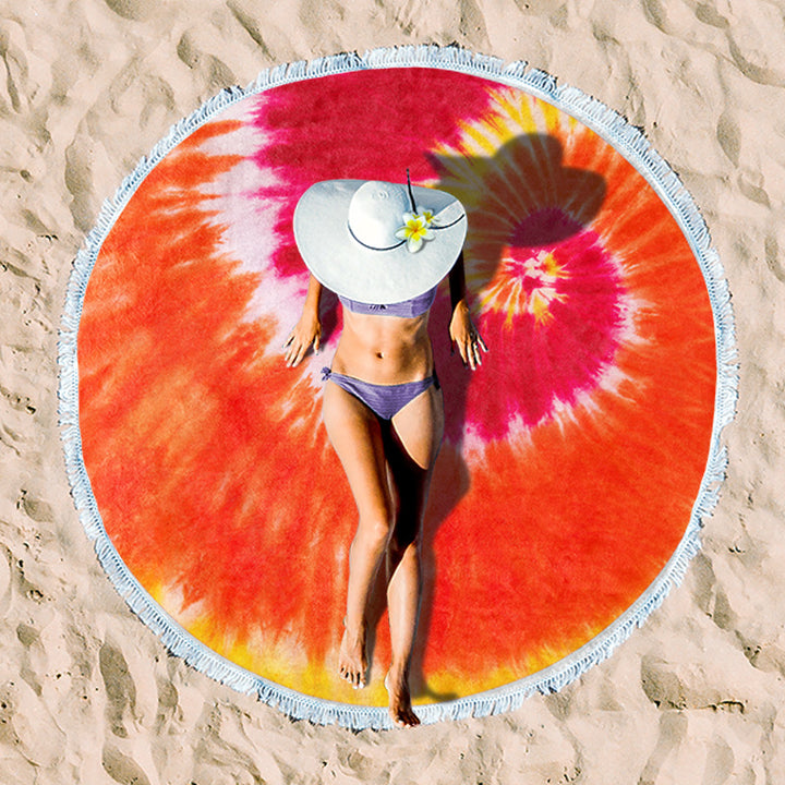 Rundstrand towel with unique sunset design Bowlift