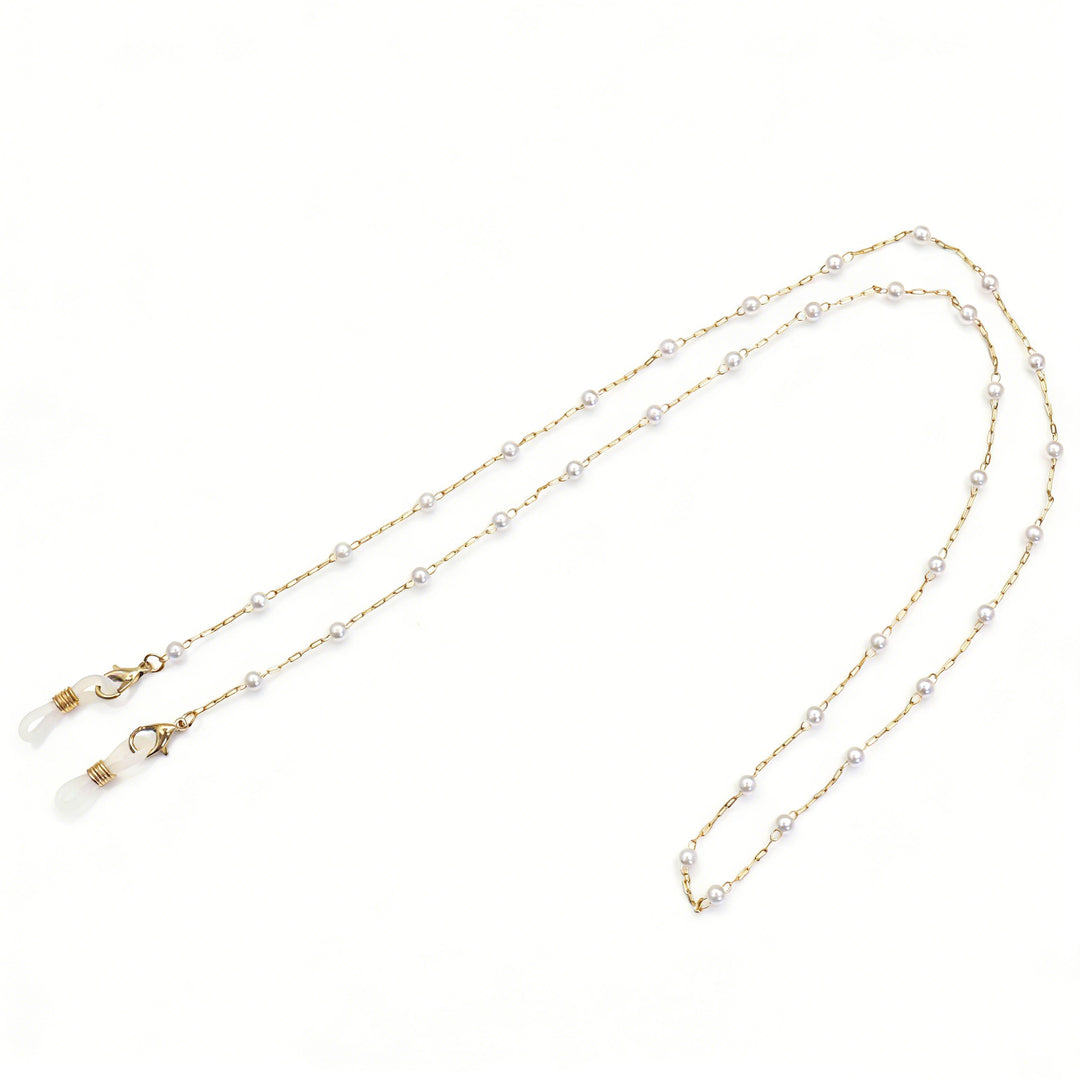 Pearl Accented Eyewear Chain Bowlift