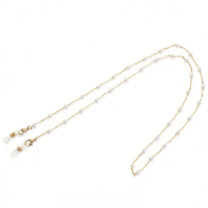 Pearl Accented Eyewear Chain Bowlift