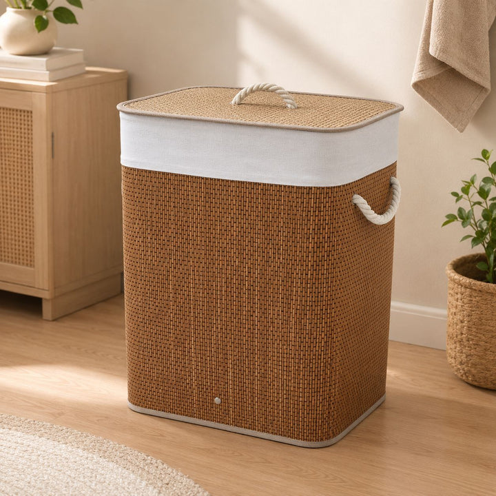 Laundry basket with lid and handle Bowlift