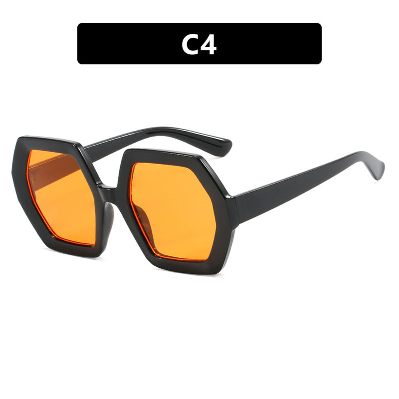 Women innovative hexagonal sunglasses Bowlift