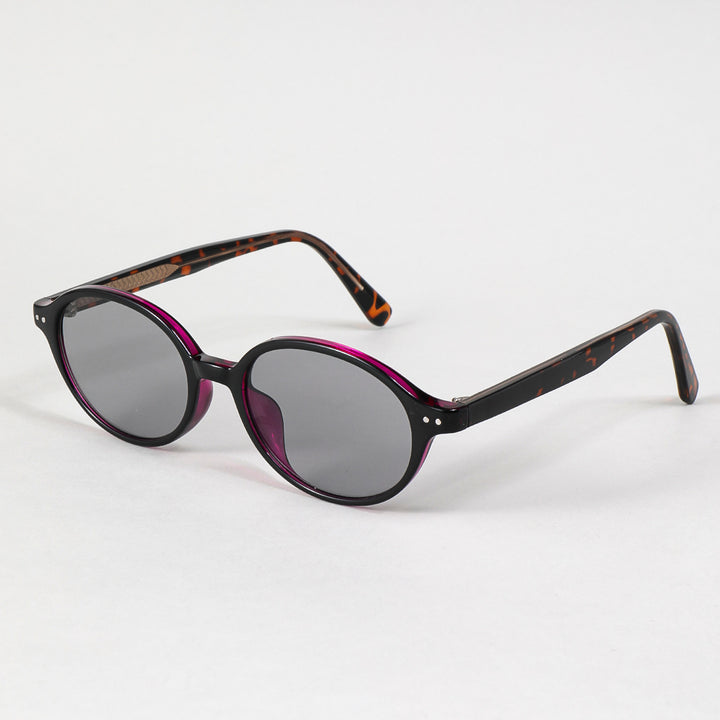 Women's fashionable retro-style sunglasses with brown lenses Bowlift