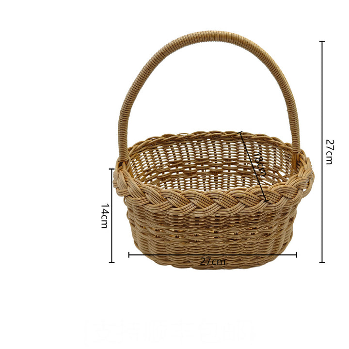 Handmade Decorative Woven Basket Bowlift