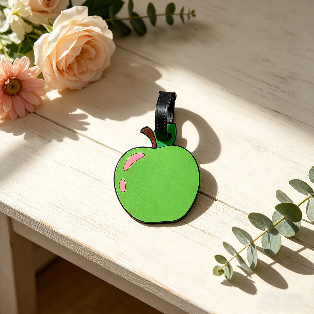 Fun Apple Shaped Luggage Tag Bowlift