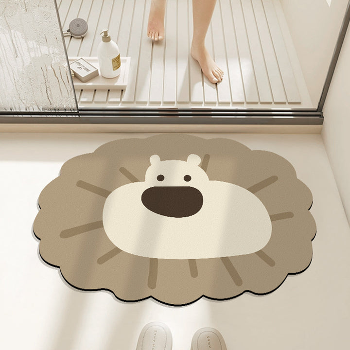 Cute Cat-Themed Anti-Slip Bath Mat