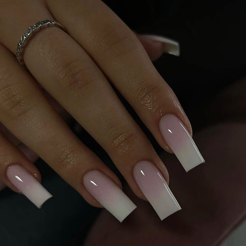 Artful nail extensions with elegant ombre finish Bowlift