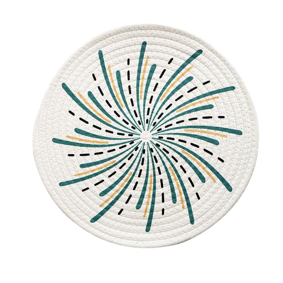 Round tablecloth with mandala pattern Bowlift
