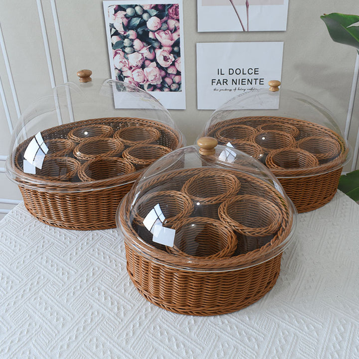 Versatile Woven Storage Organizer Bowlift