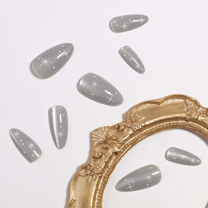 Premium Metallic Press-On Nail Tips Bowlift