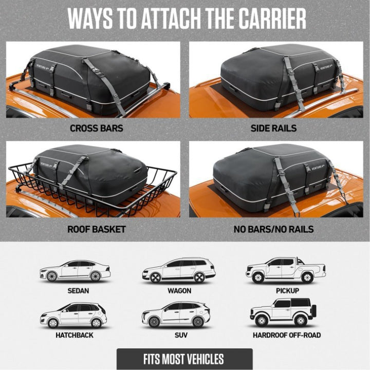 Roof rack bag for Bowlift car roof carrier