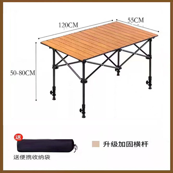 Folding Picnic Table With Adjustable Height Bowlift