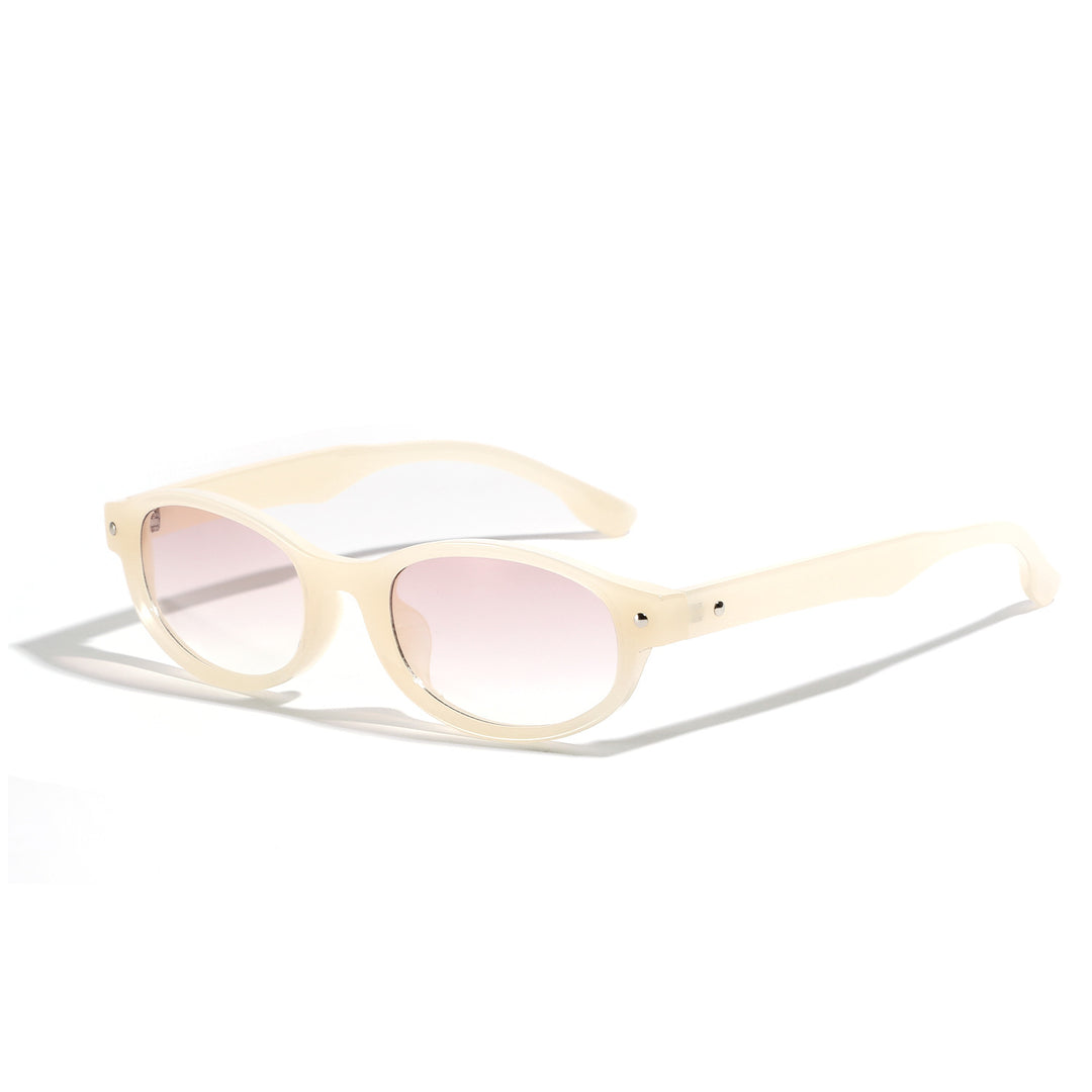 Women’s fashionable sunglasses with curved design and UV protection Bowlift