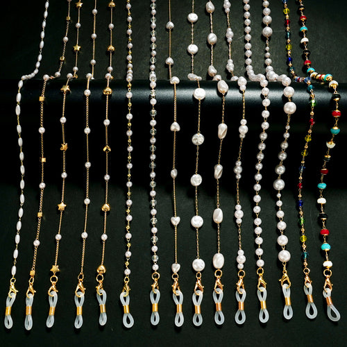 Artistic Colorful Beaded Eyewear Chain Bowlift