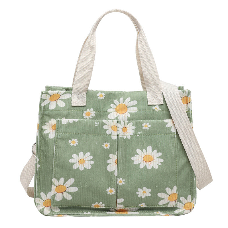 WoFloral Print Utility Tote Bag Bowlift
