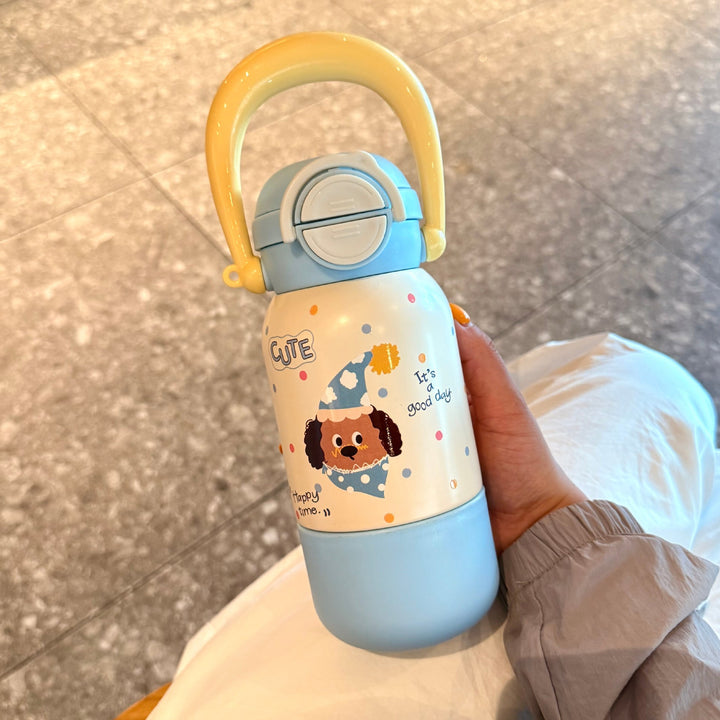 Women's water bottle with interactive animal design Bowlift