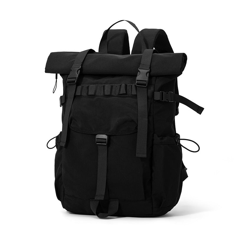 Roll-Top Adventure Backpack with Multiple Compartments Bowlift