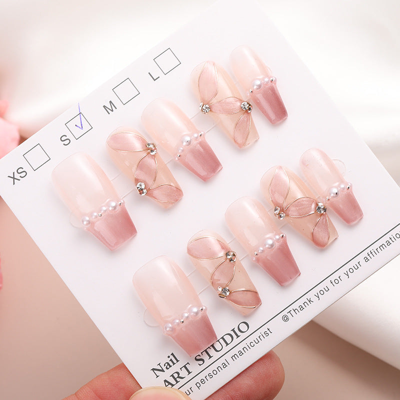 Decorative Press-On Nail Art Bowlift