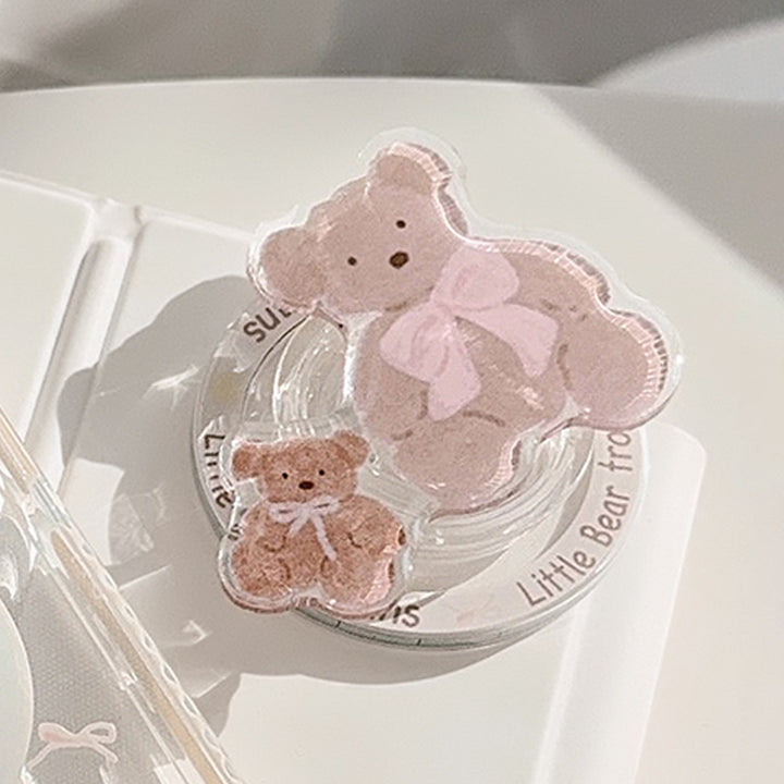 Cute Bear Smartphone Finger Holder Bowlift