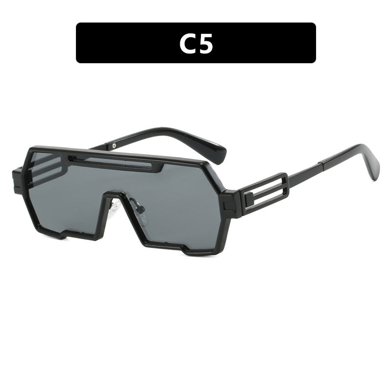 Women's futuristic sunglasses in striking hexagon design Bowlift