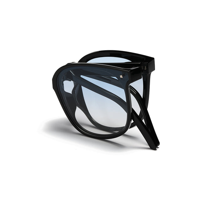 Women's square sunglasses with innovative plastic frame and polarized lenses Bowlift