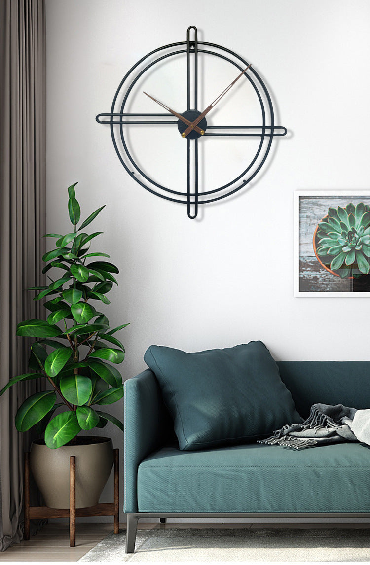BowLift | Nordic decorative large wall clock for the living room 23 inches