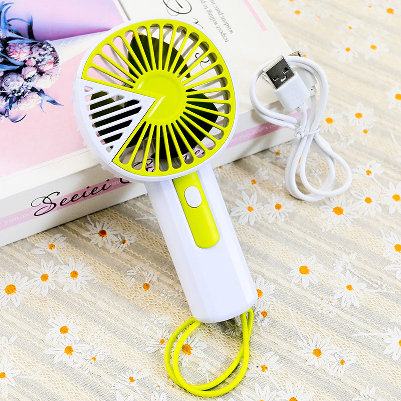 Ladies Portable Handheld Swing Fan with USB Charging Function and Flexibly Adjustable Tilt Angle Bowlift
