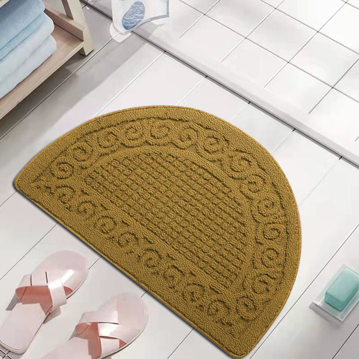 Decorative Half-Moon Shower Mat Bowlift