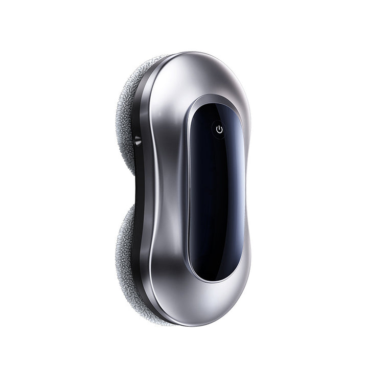 cordless smart magnetic glass window cleaning robot with dual microfiber rotating pads Bowlift